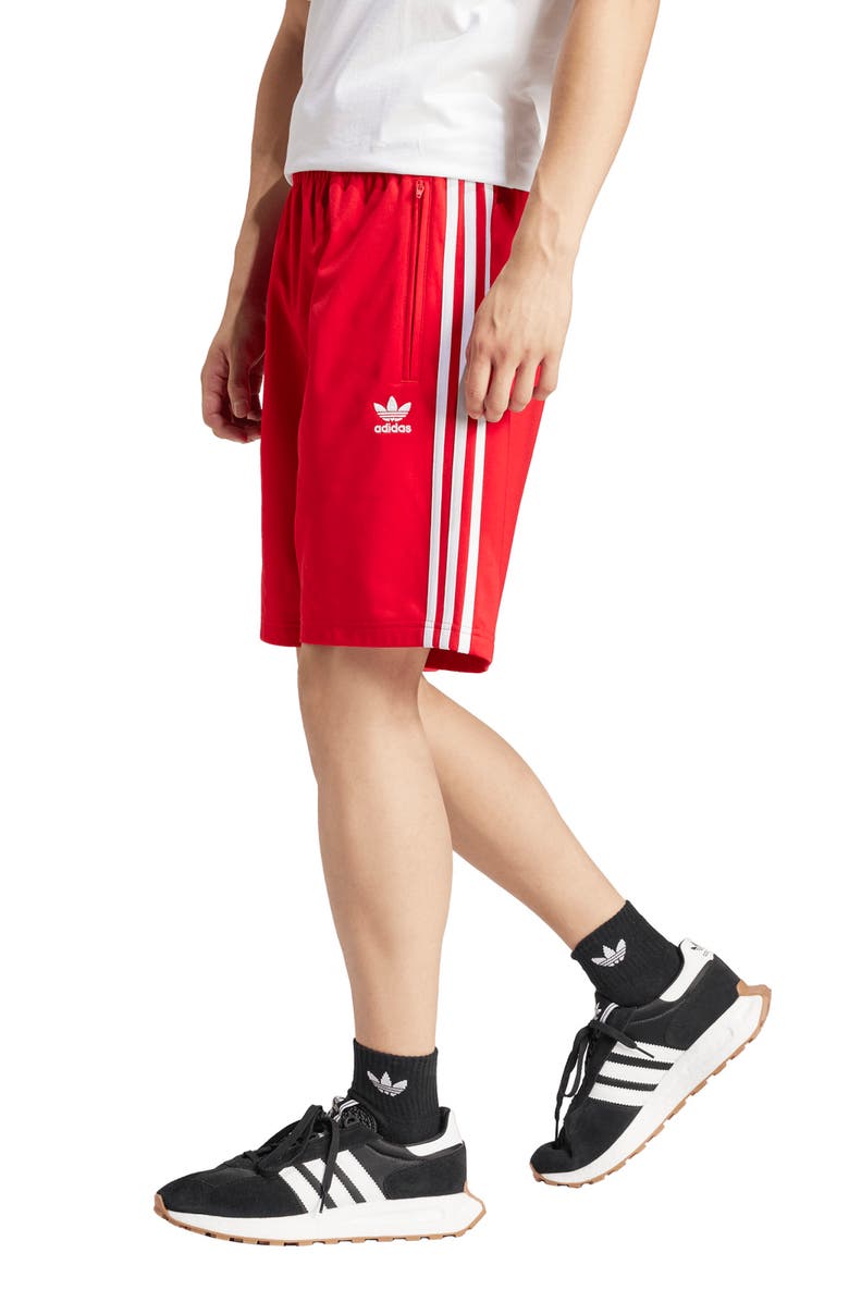 adidas Firebird Sweat Shorts, Alternate, color, Betsca/Whi