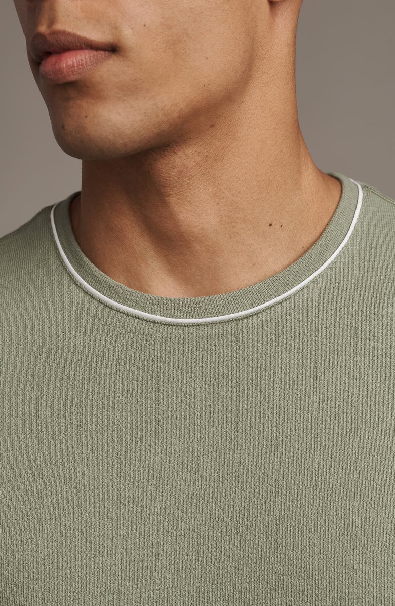 Rhone Seaside French Terry T-Shirt, Alternate, color, Green Sage