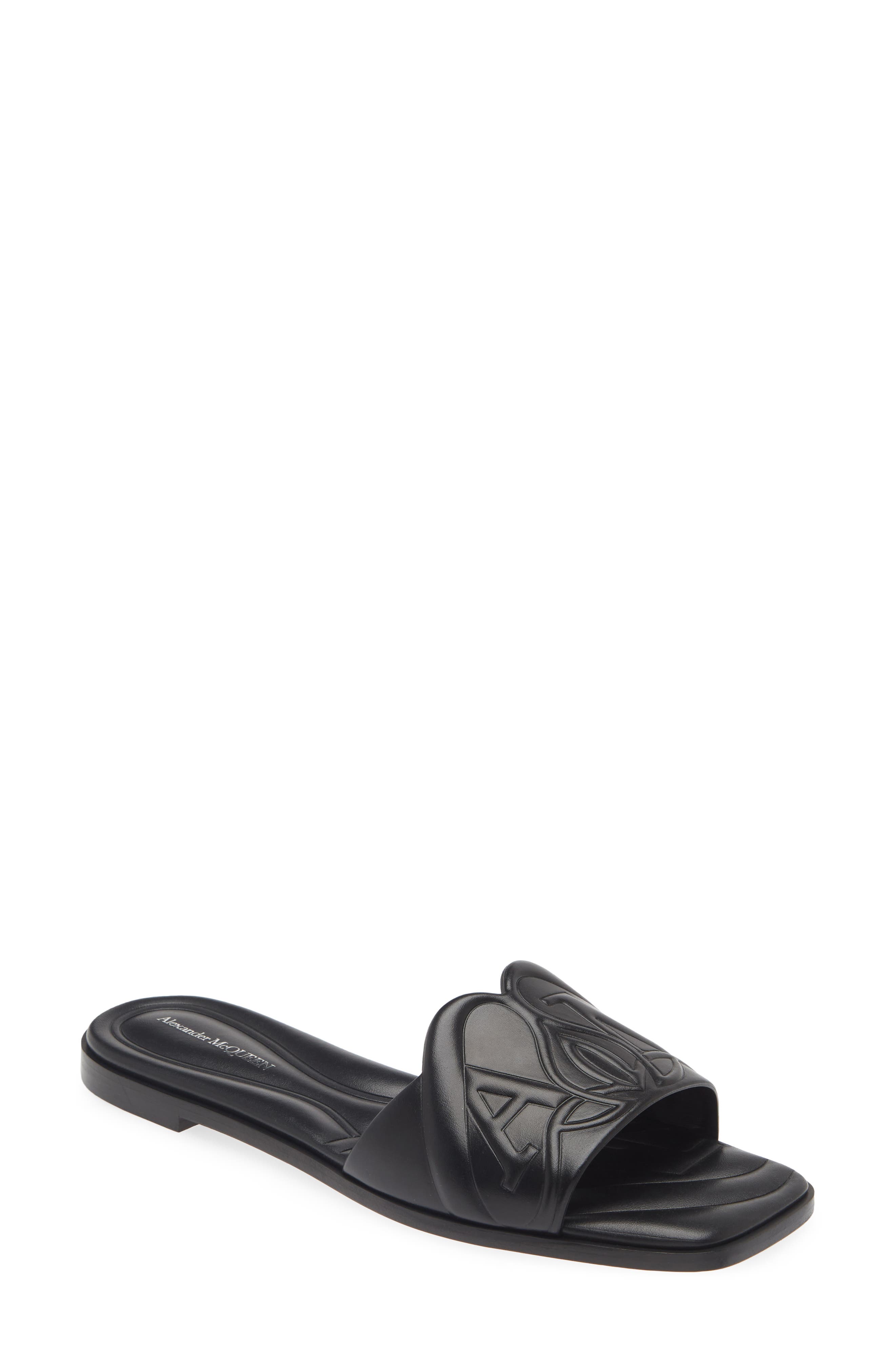 McQueen Seal Slide Sandal