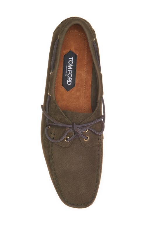 Tom Ford Robin Boat Shoe In Multi