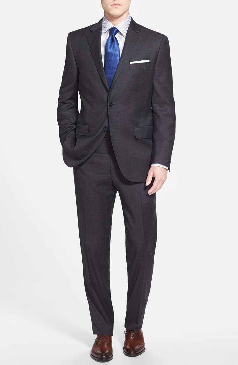 Peter Millar 'Flynn' Classic Fit Plaid Wool Suit, Main, color, 