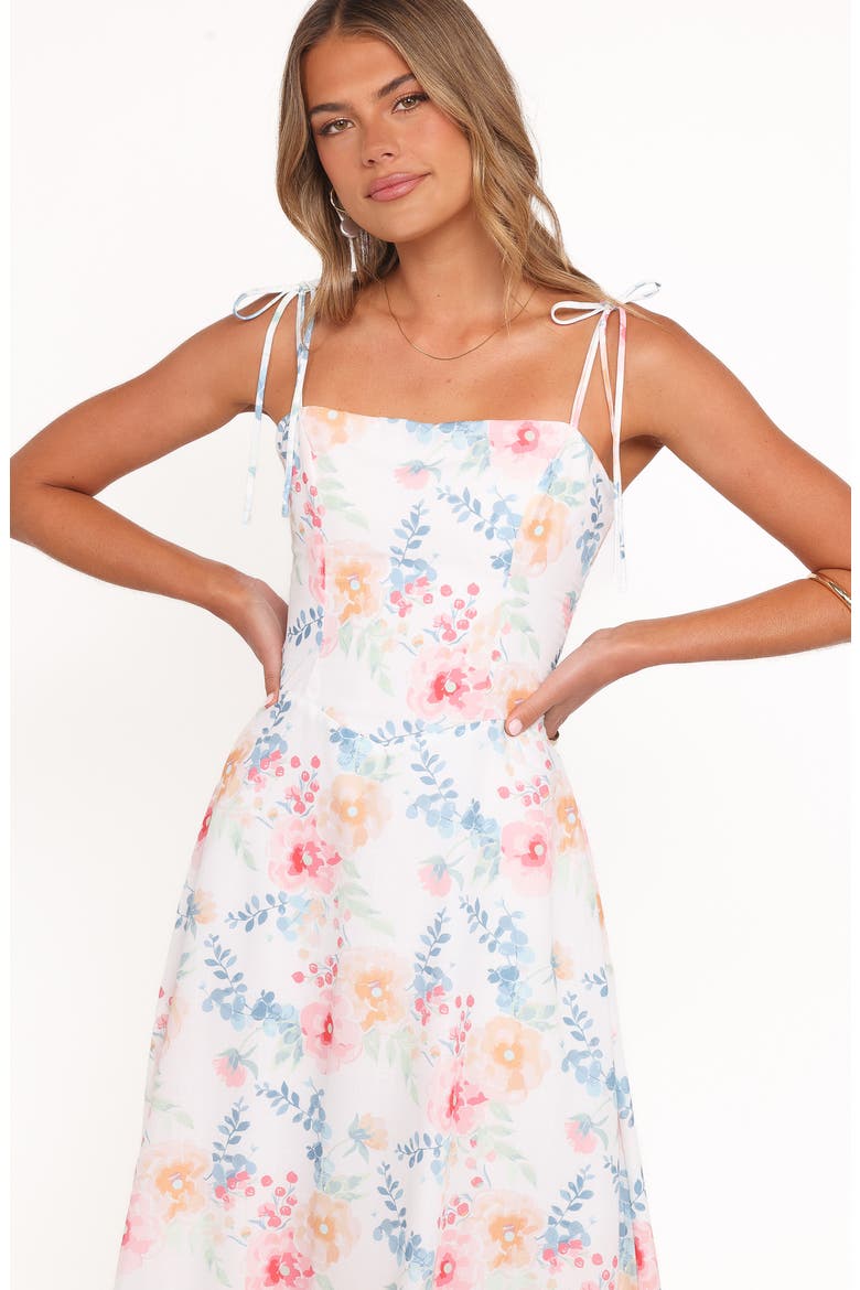 Jaxon Fit & Flare Maxi Dress, Alternate, color, FLORAL