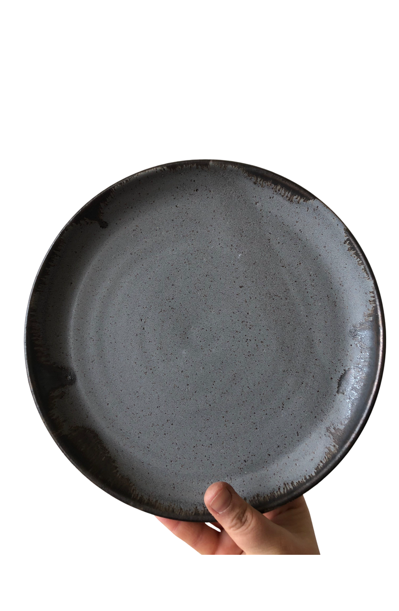 Gina DeSantis Ceramics Luna Plates, Main, color, Shale