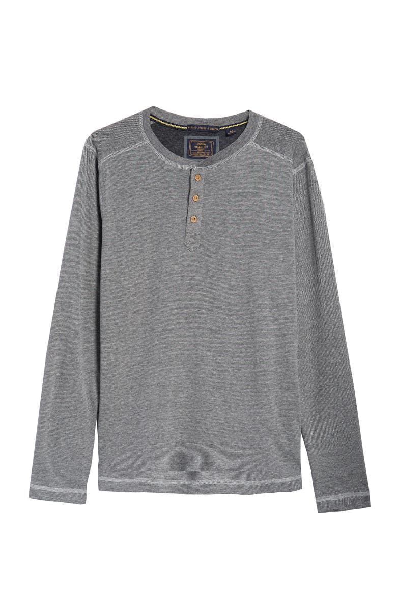 Vintage 1946 Microstripe Long Sleeve Henley, Alternate, color, 