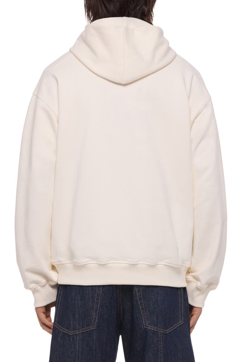 Small Logo Hoodie, Alternate, color, VINTAGE WHITE