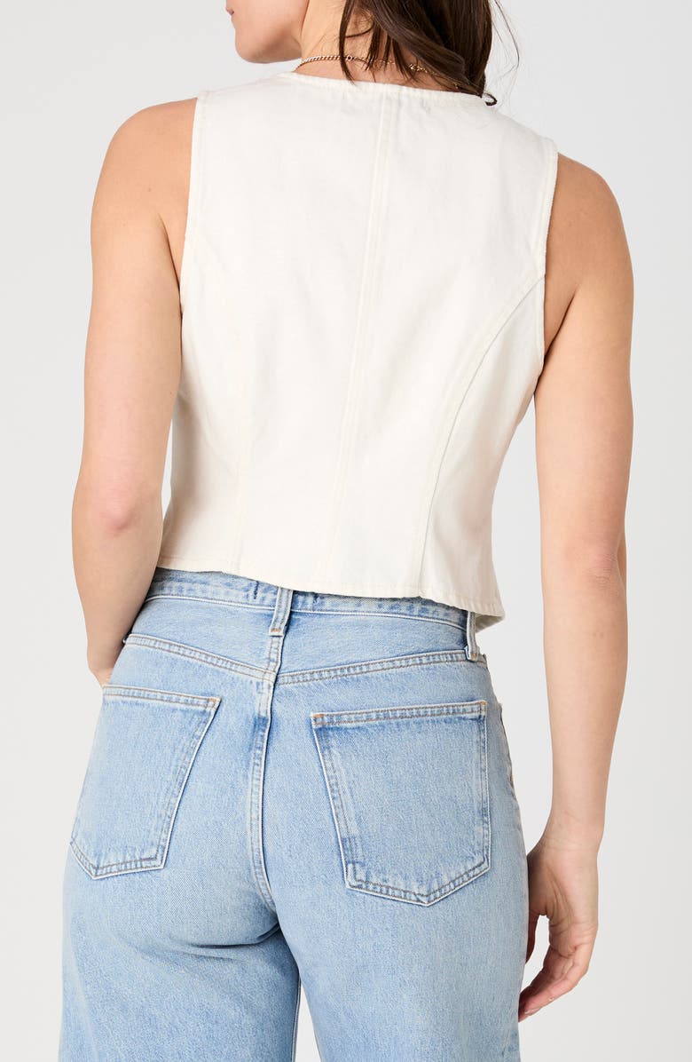 French Connection Denim Vest, Alternate, color,