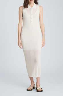 Variga Crinkle Georgette Midi Dress