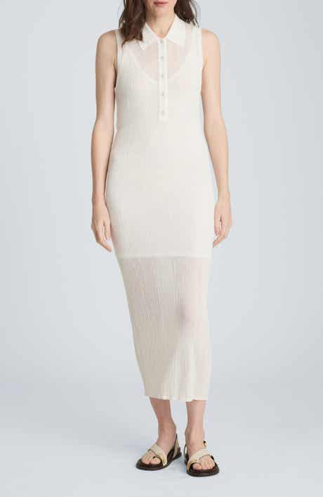 Variga Crinkle Georgette Midi Dress