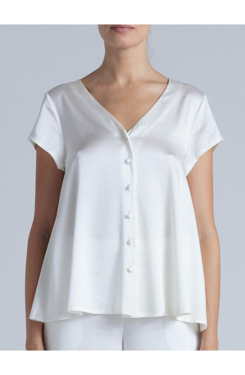 Alas Silk Short Sleeve Shirt, Alternate, color, 