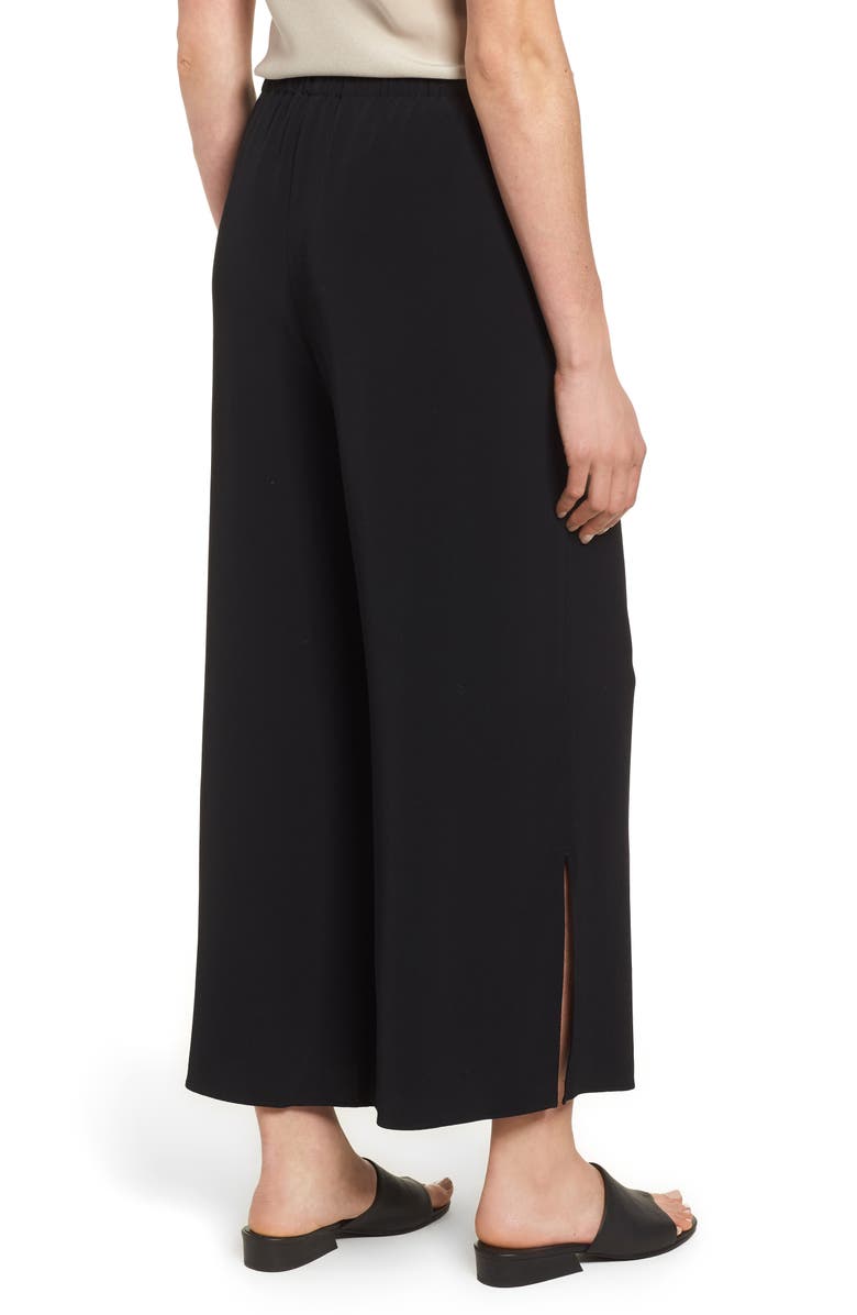 Eileen Fisher Wide Leg Ankle Pants, Alternate, color, 