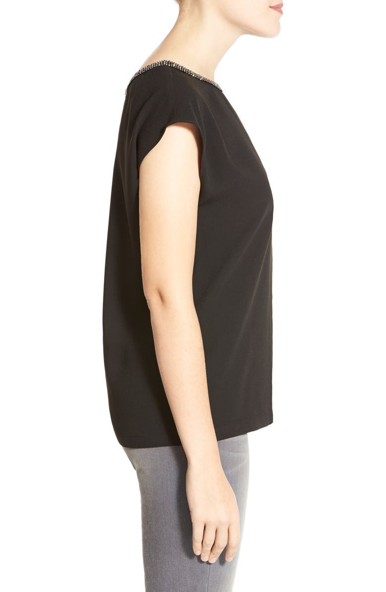 Halogen<sup>®</sup> Jewel Neck Blouse, Alternate, color, 