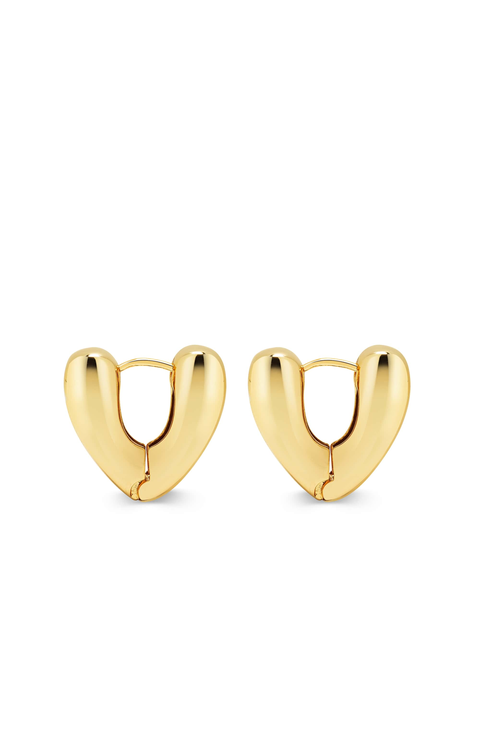 Heart Hoop Earrings
