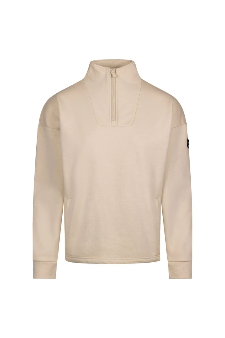 Siobhan Dlx Fleece Top, Main, color, Soft Stone