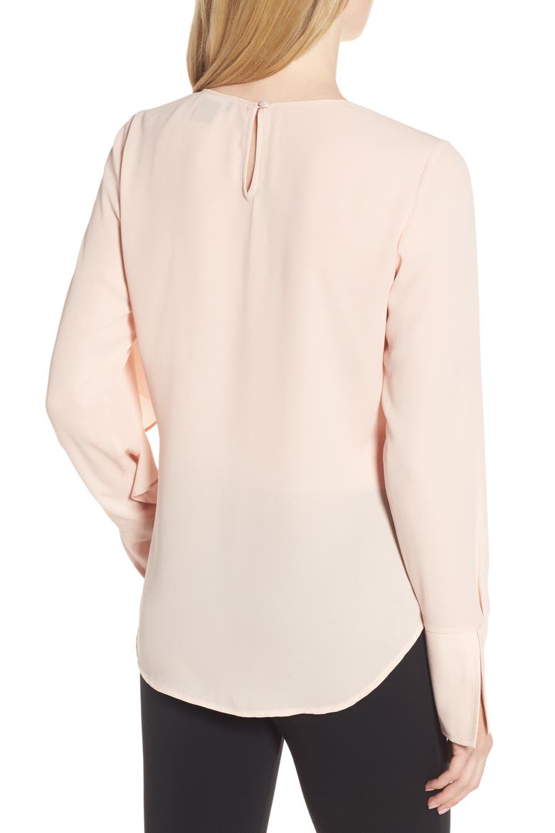 Ruffle Top, Alternate, color, PINK HERO