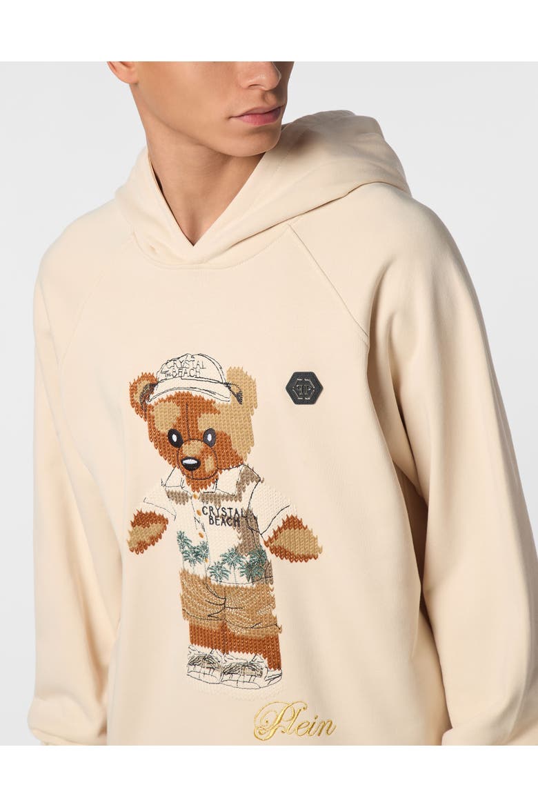 Hoodie Teddy Beach Men, Alternate, color, beige