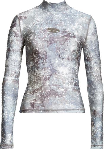 DIESEL>>ディーゼル T-Akara 長袖 タートルネック トップ Women's Long sleeved turtle neck top | Multicolor | Diesel