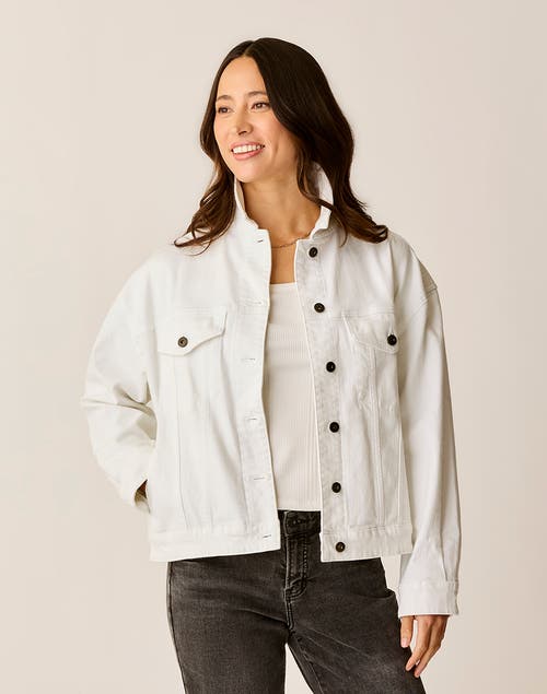Carve Designs Axel Trucker in White  product
