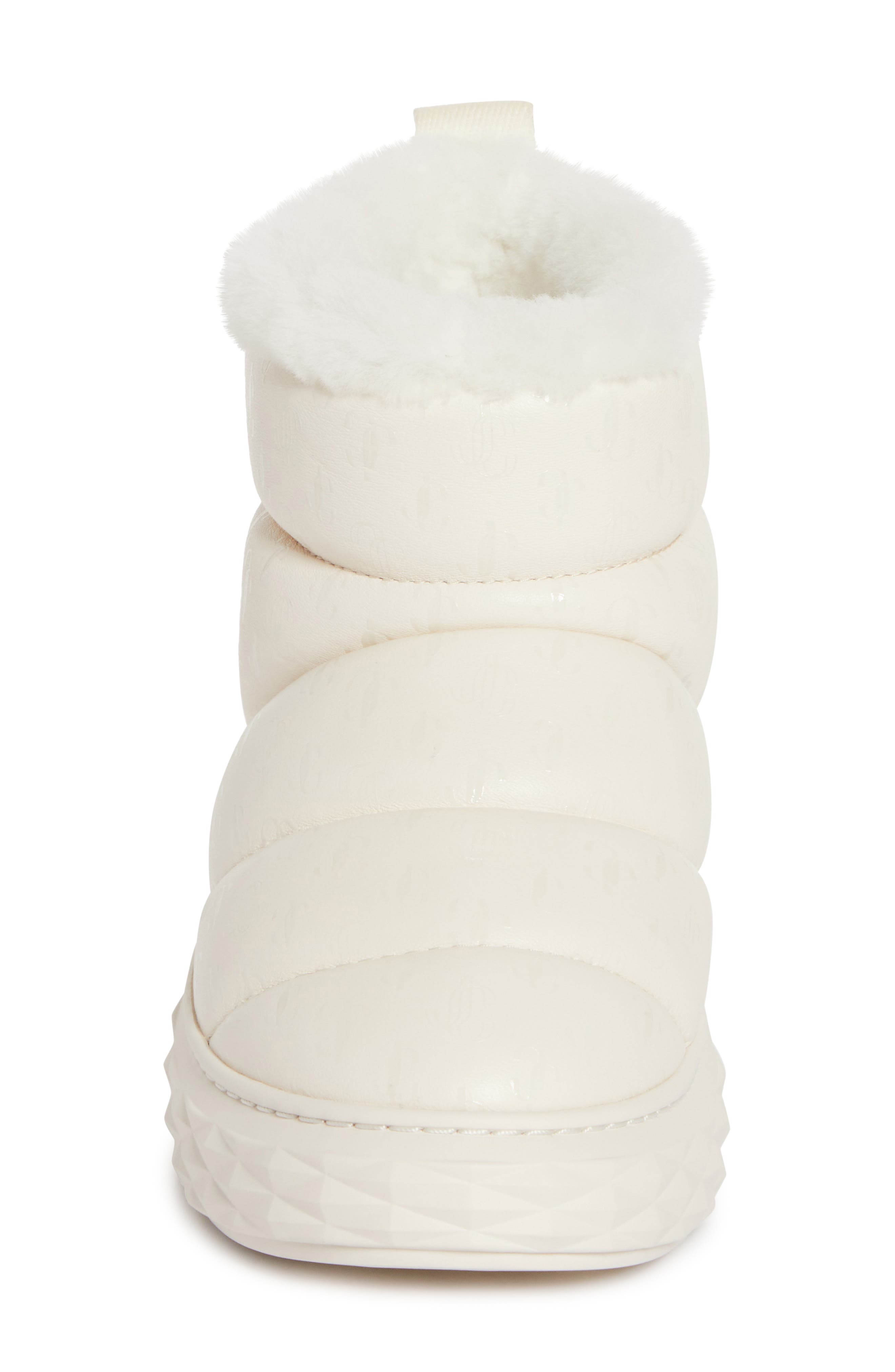 Jimmy Choo Xan Embellished Wedge Puffer Boot, Alternate, color, 