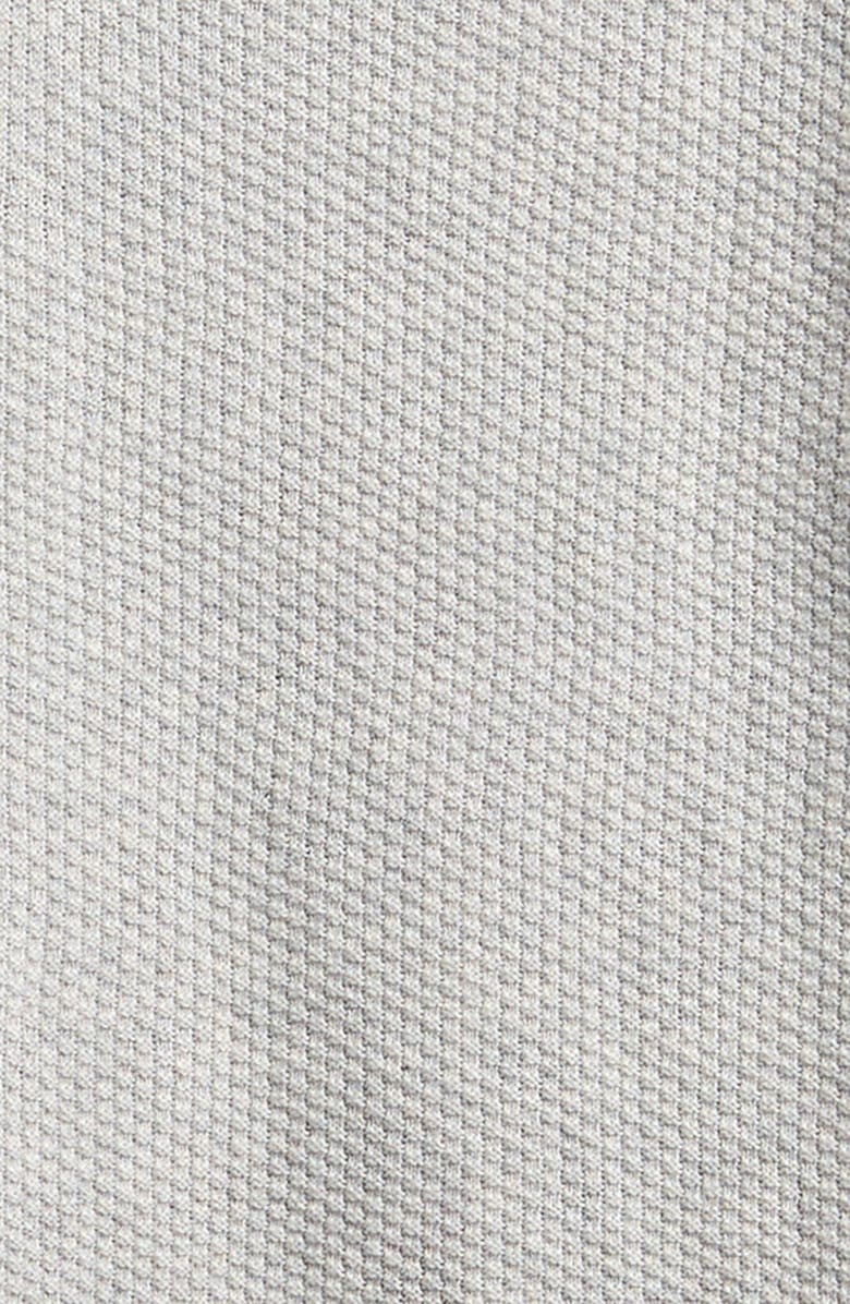 Nordstrom Kids' Textured Cotton Johnny Collar Polo Sweater, Alternate, color, 