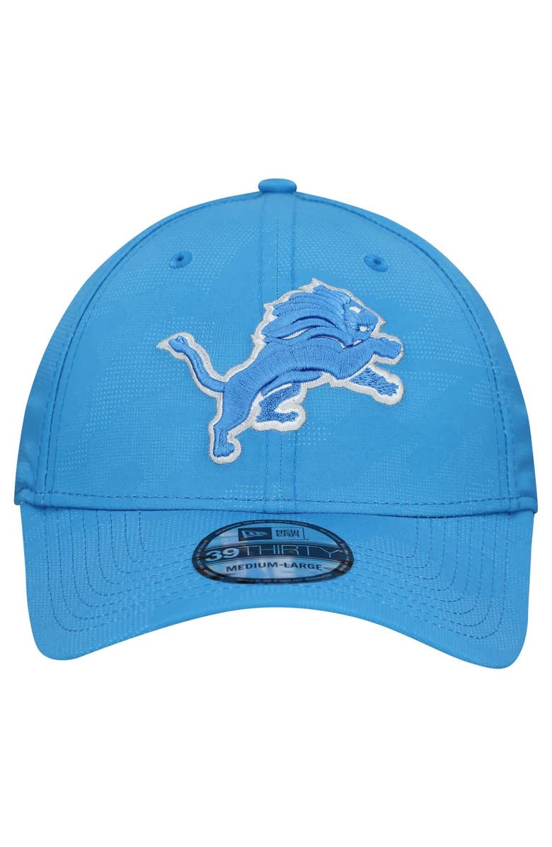 New Era Men's New Era Blue Detroit Lions Tonal Camo 39THIRTY Stretch Fit Hat, Alternate, color, Blue