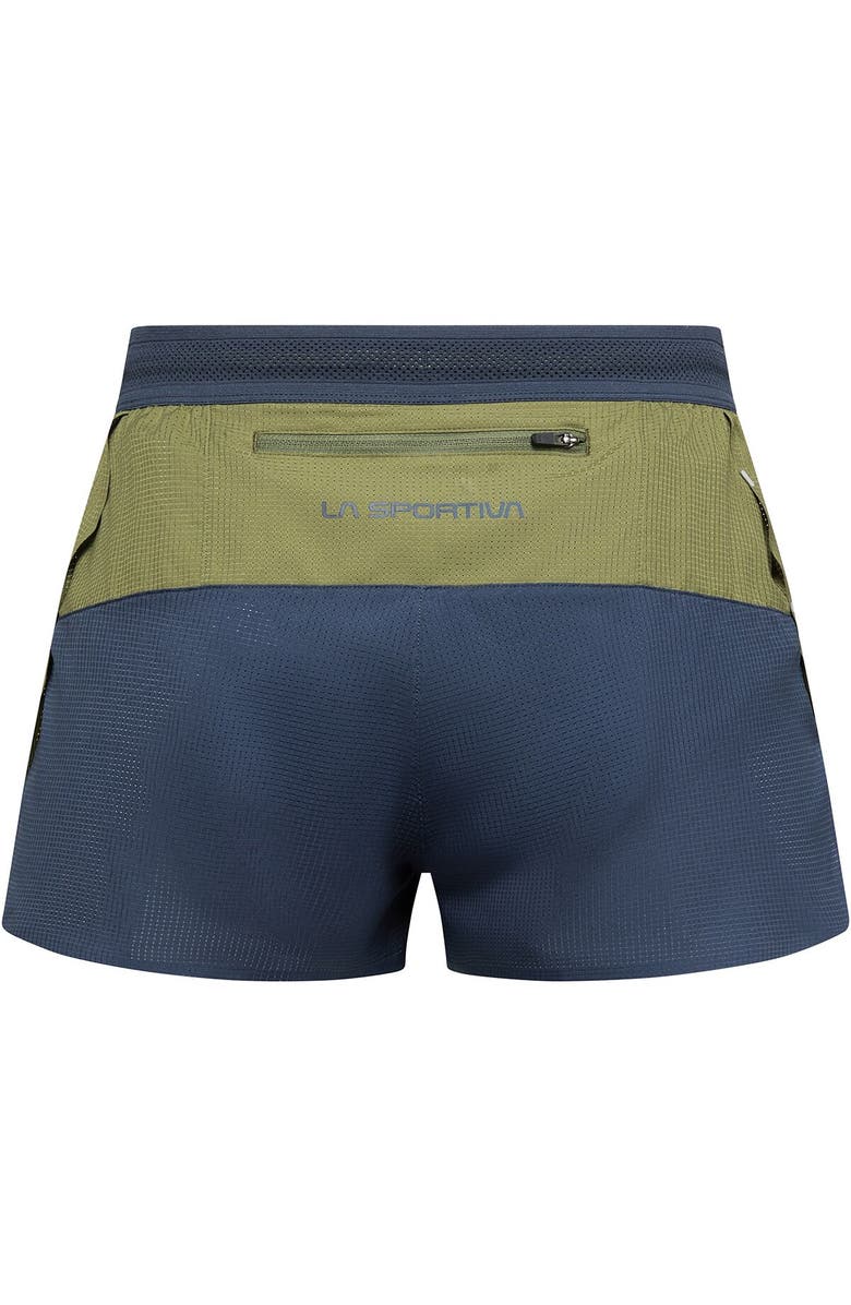 La Sportiva Pure 3In Short - Women's, Alternate, color, Cypress/Night Sky