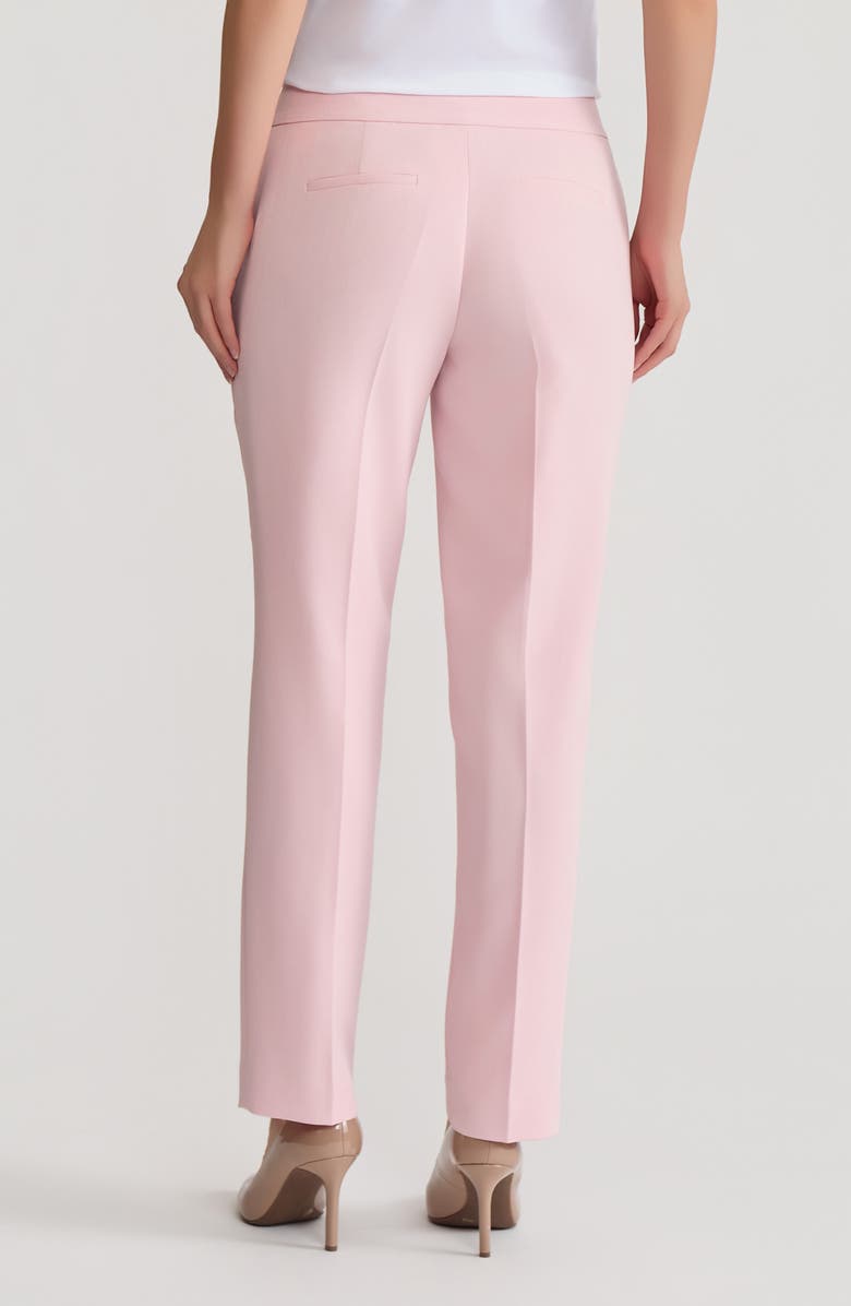KASPER Flat Front Slim Pants, Alternate, color, Tutu Pink