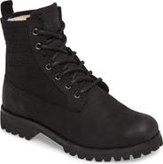 Blackstone OL22 Lace-Up Boot with Genuine Shearling Lining