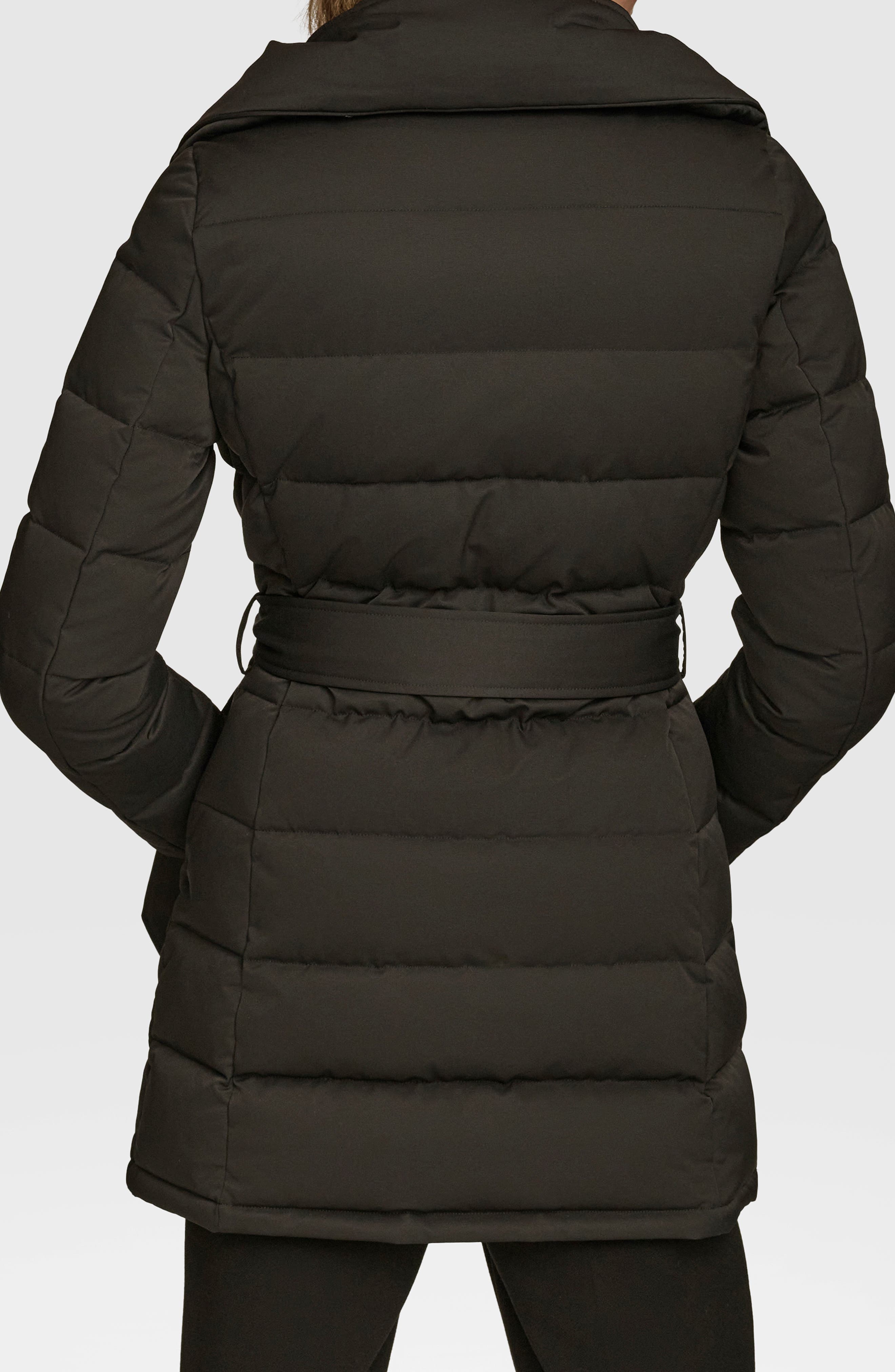 Water Resistant Belted Puffer Coat - image 2
