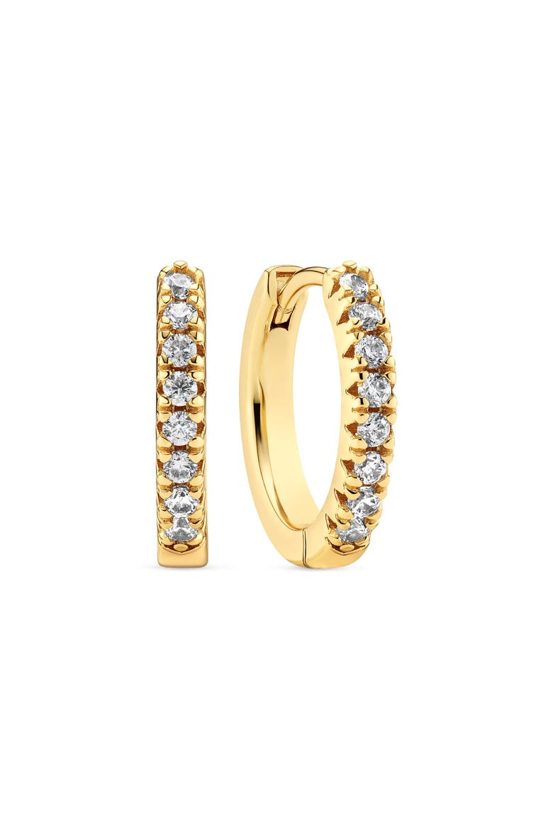 Earrings Ellera Ovale, Main, color, 18k Gold Plated