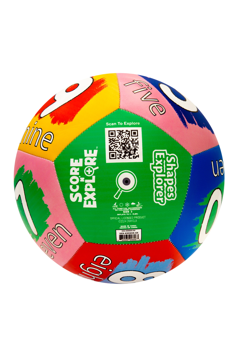Numbers Explorer Soccer Ball, Alternate, color, Numbers Explorer Multi