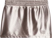 Alexander Wang Metallic Faille Miniskort