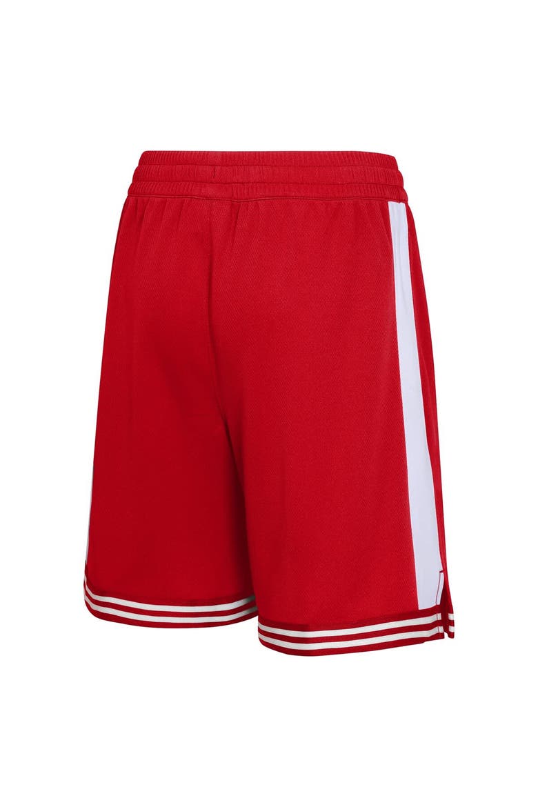 Youth  Red Los Angeles Angels Infielder Shorts, Alternate, color, Red