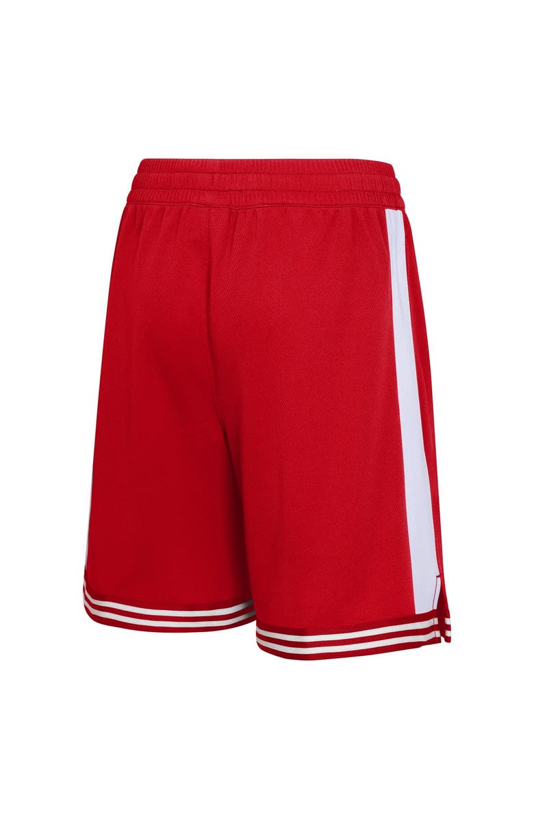 Outerstuff Youth  Red Los Angeles Angels Infielder Shorts, Alternate, color, Red