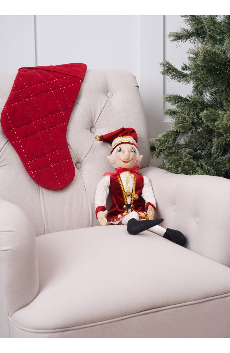 Gallerie II Harlequin Doll, Alternate, color, Red