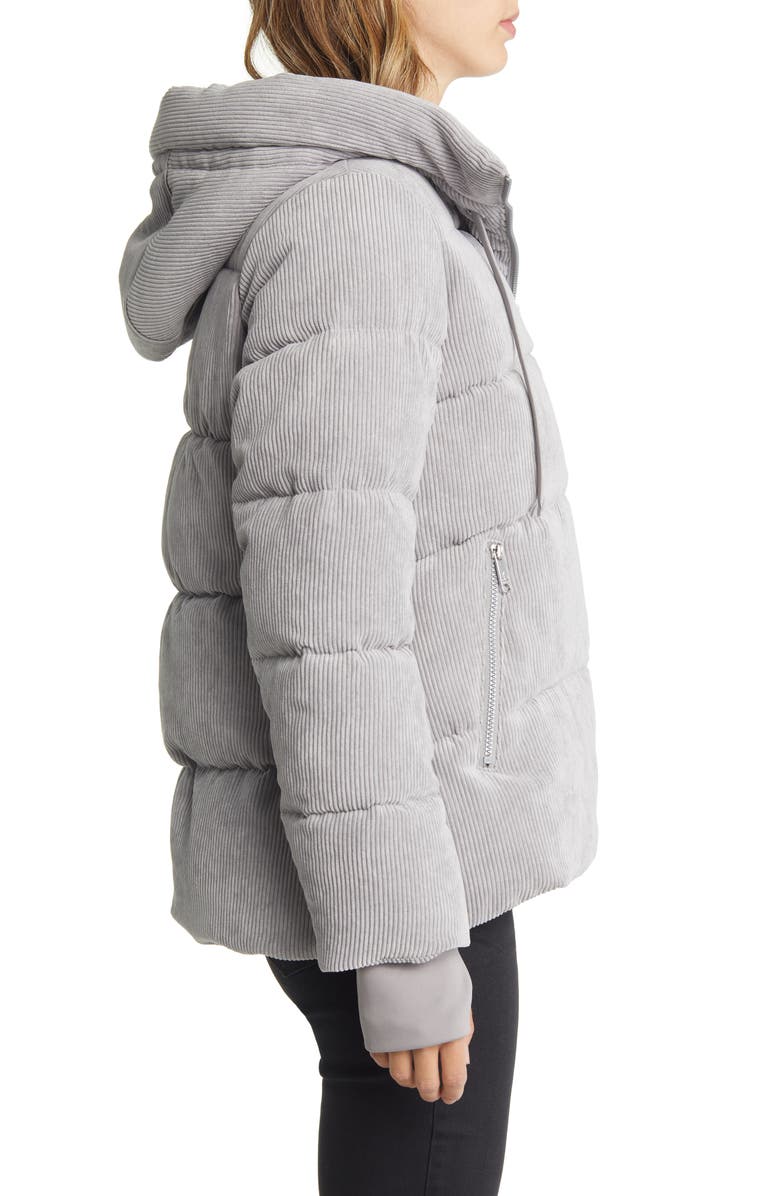 Sam Edelman Hooded Corduroy Puffer, Alternate, color,