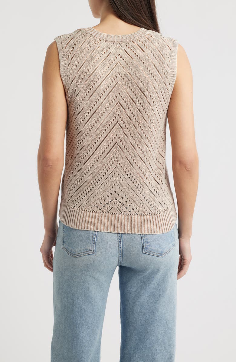 CITY BLUES Open Stitch Sweater Vest, Alternate, color, 