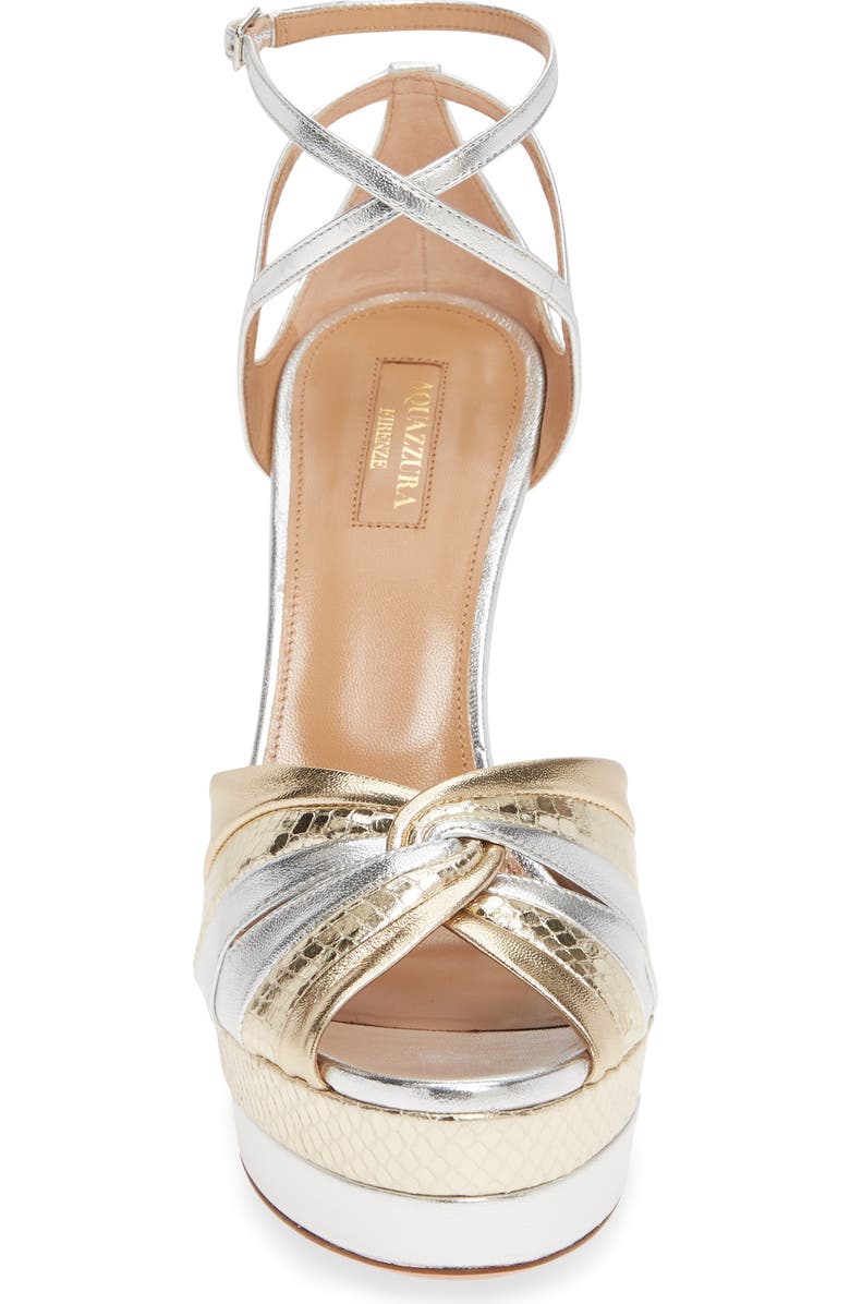 Aquazzura La Di Da Platform Sandal, Alternate, color,