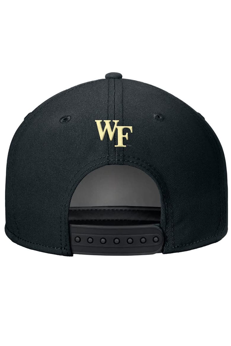 Men's Nike Black Wake Forest Demon Deacons Rise Adjustable Hat, Alternate, color, Black