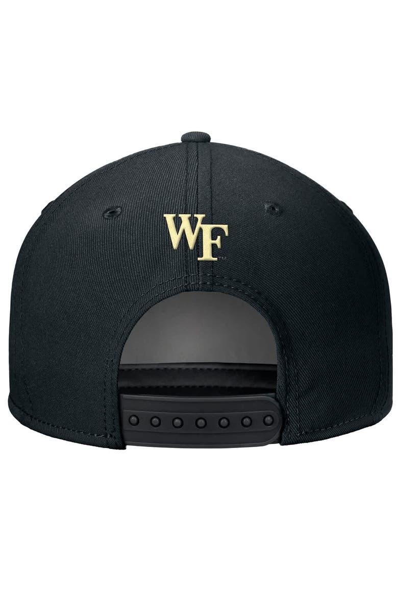 Nike Men's Nike Black Wake Forest Demon Deacons Rise Adjustable Hat, Alternate, color, Black