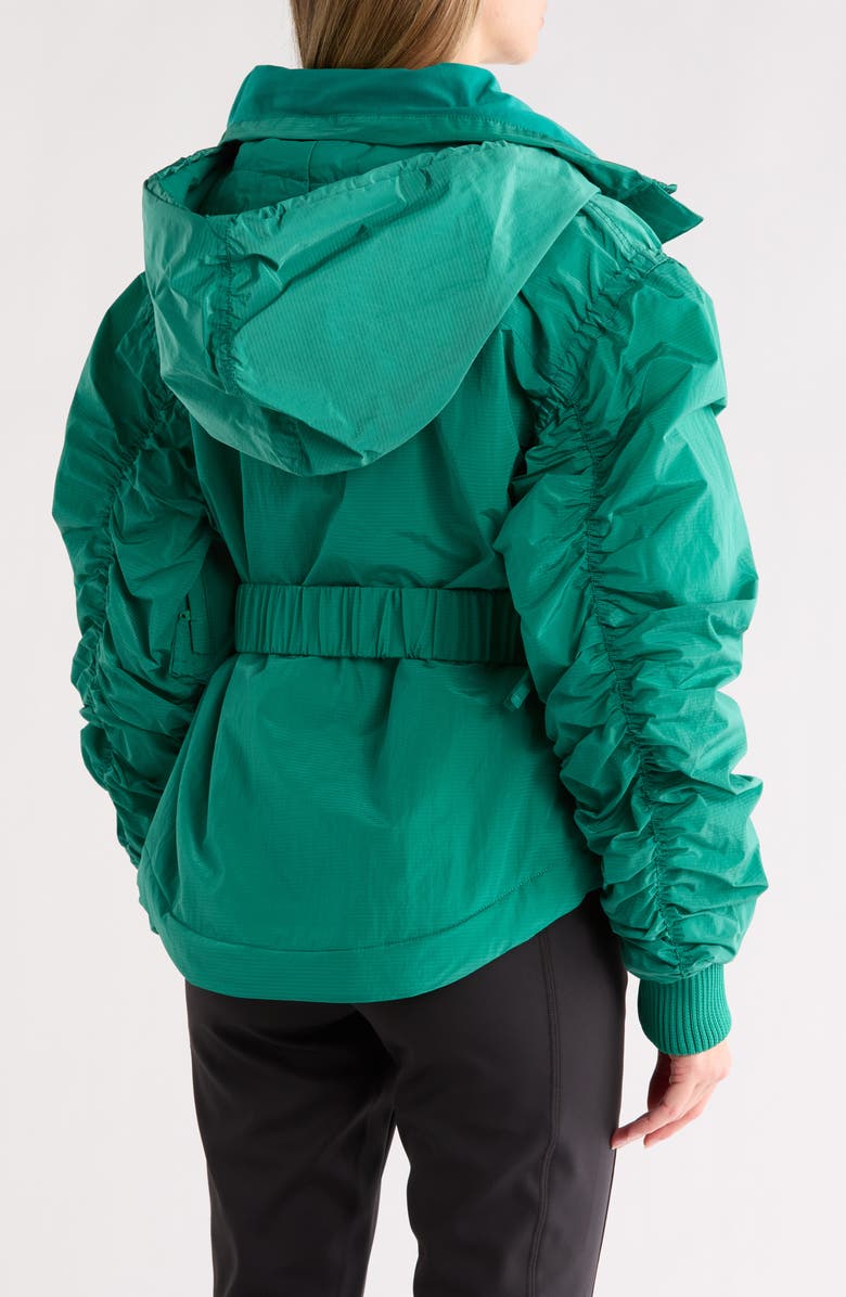 FP Movement by Free People FP Movement Lift Love Waterproof PrimaLoft<sup>®</sup> Insulated Hooded Jacket, Alternate, color, Holly