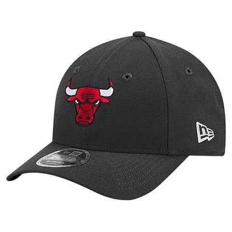 Men's New Era Black Chicago Bulls 9FORTY Stock M-Crown Adjustable Hat