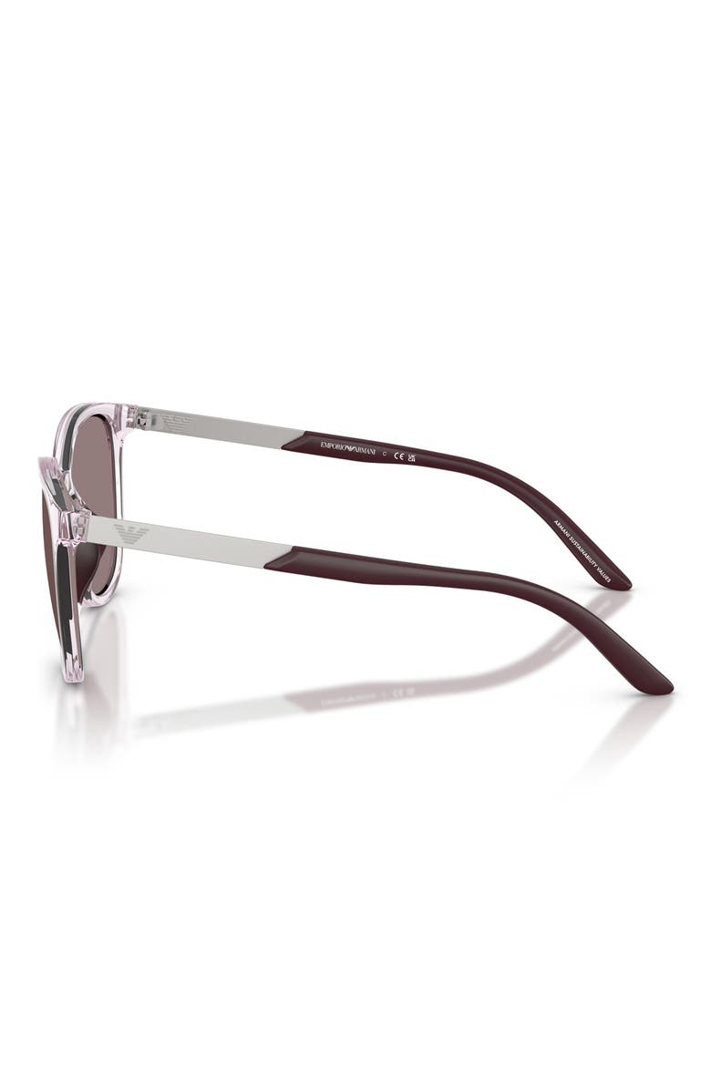 Kids' 49mm Cat Eye Sunglasses, Alternate, color, SHINY PINK / DARK PURPLE