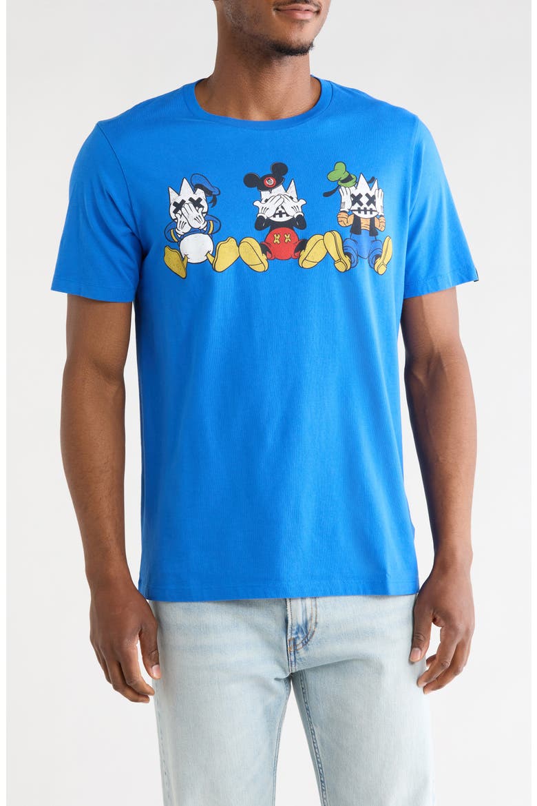 See Speak Hear Graphic Tee, Main, color, LAPIS BLUE