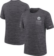 Nike Youth Nike Black Pittsburgh Steelers Sideline Velocity Dri-FIT T-Shirt