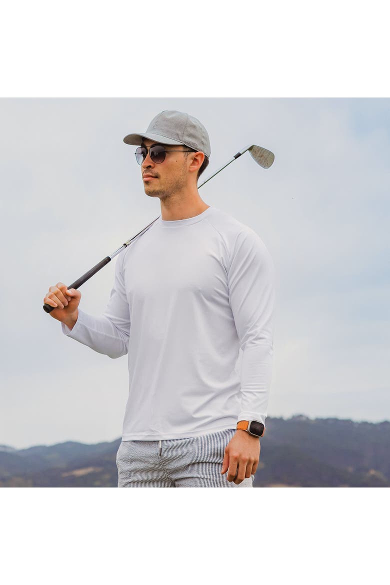 Men's Long Sleeve Outbound Tee, Alternate, color, Classic White