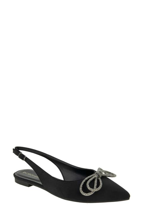 Kristin Pointed Toe Slingback Mule (Women)