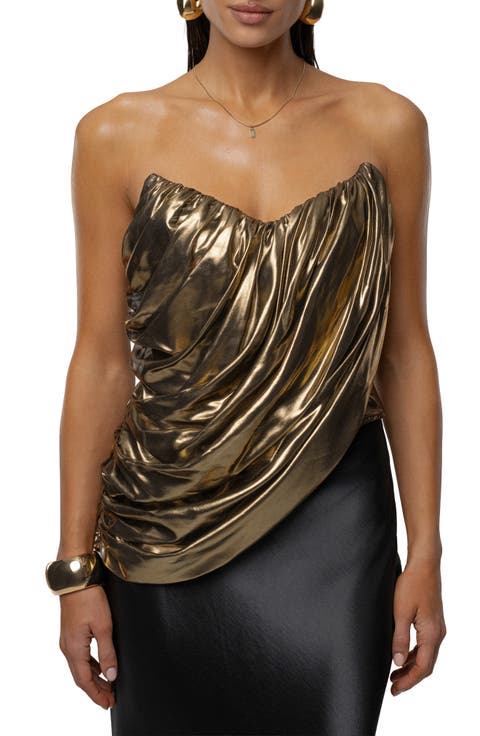 Soirée Draped Corset Top