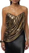 JLUXLABEL Soirée Draped Corset Top