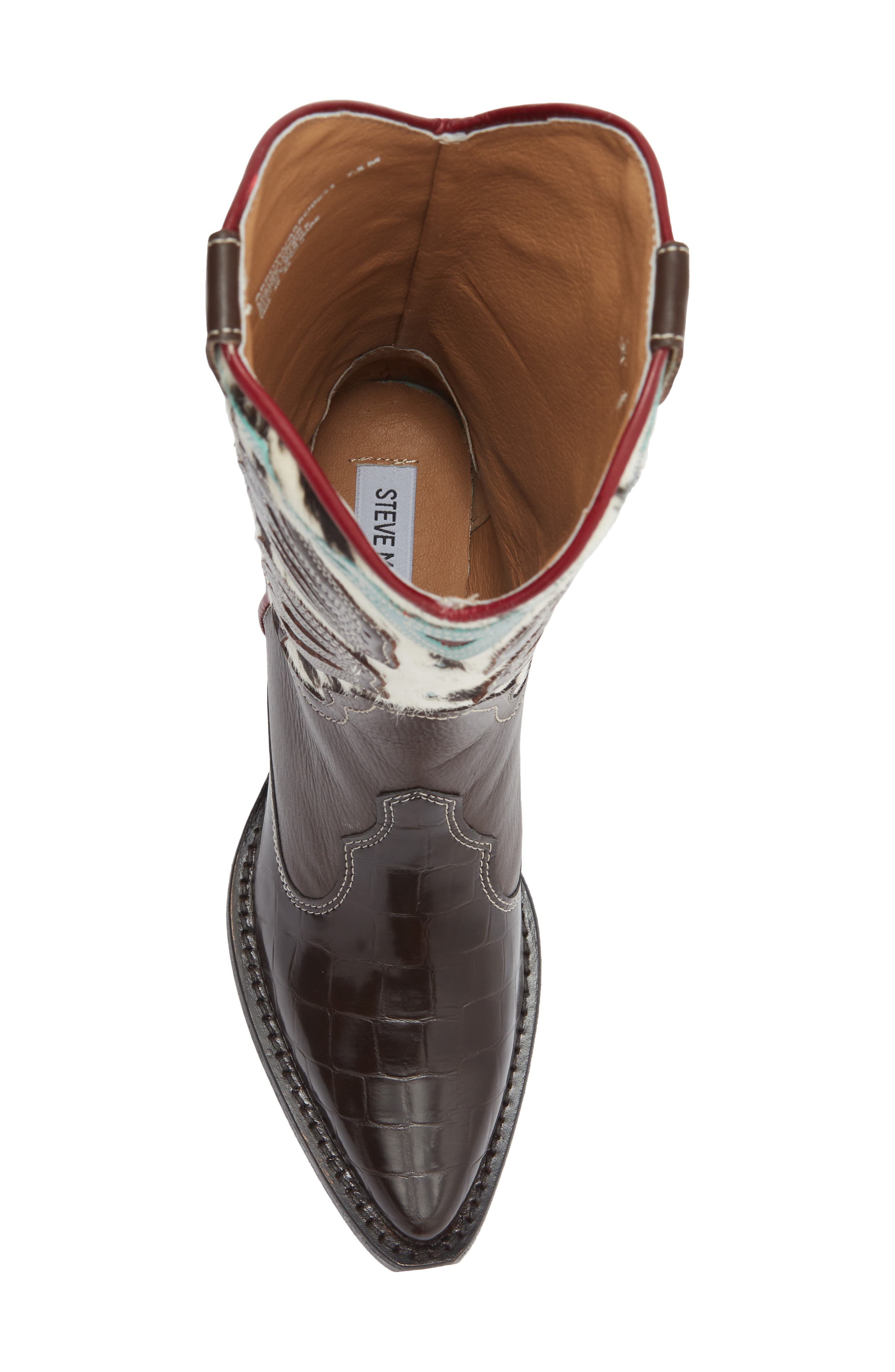 Steve Madden Arroyo Western Boot, Alternate, color, Blue Multi