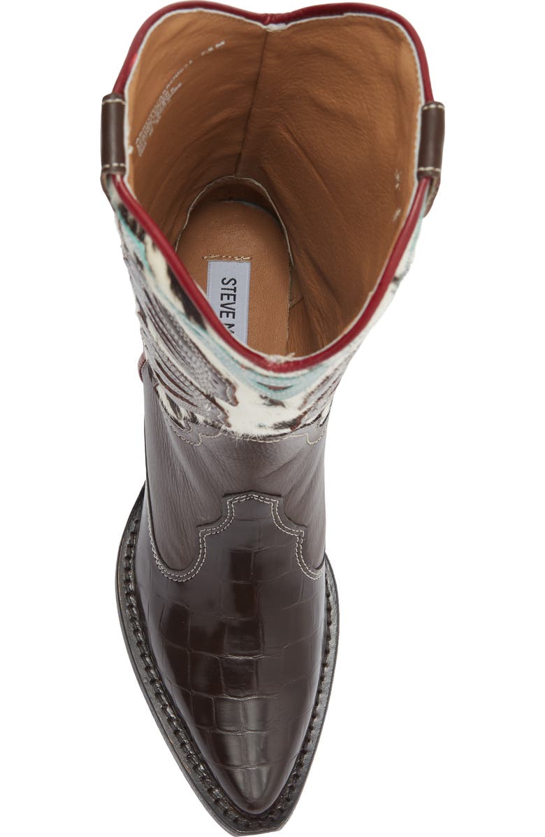 Steve Madden Arroyo Western Boot, Alternate, color, Blue Multi